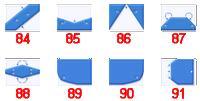 Transition Icons 84-91